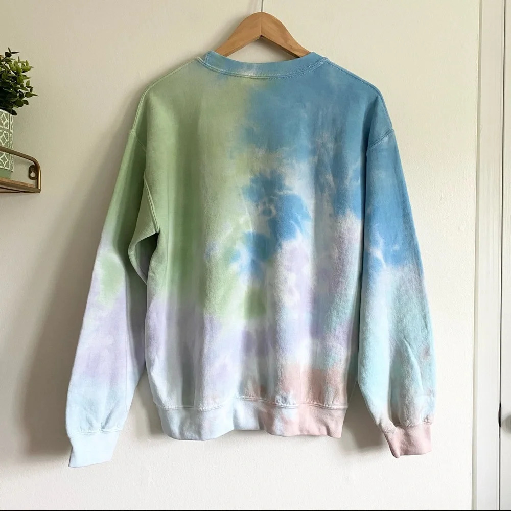 Pink Floyd Tie Dye Graphic Pullover Sweatshirt - Picture 4 of 8